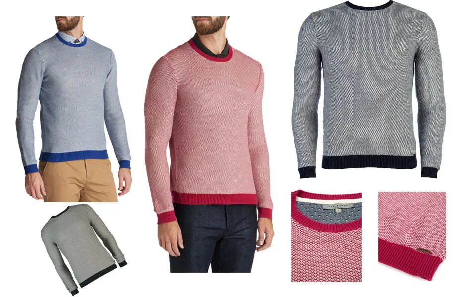 

Стильный мужской вязаный свитер с треугольным узором, 4 цвета, с длинным рукавом, круглым вырезом, модный городской стиль, универсальный повседневный топ