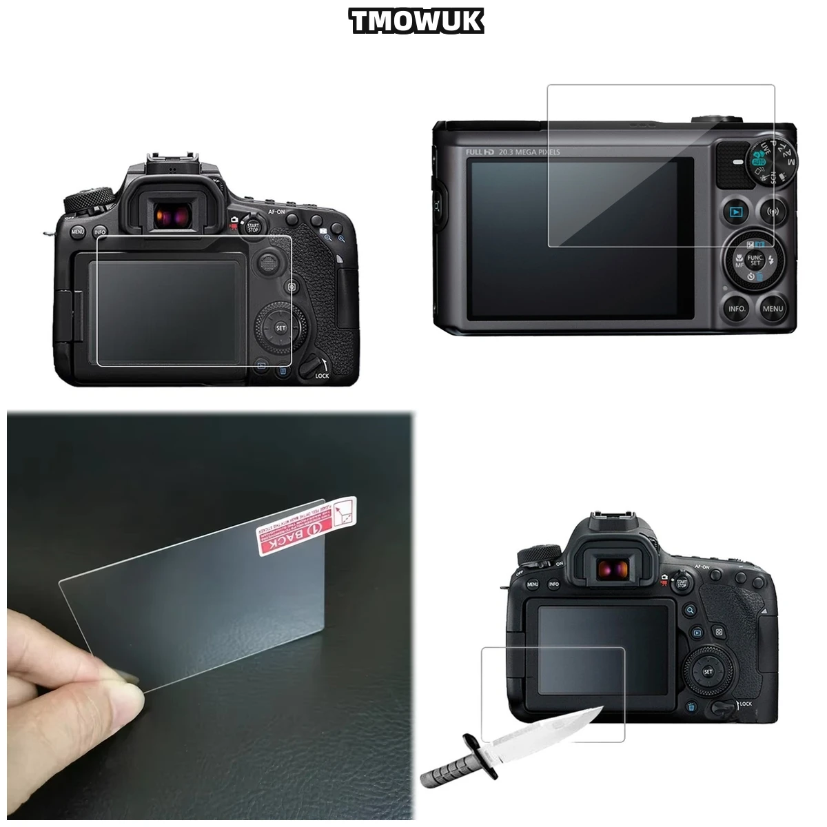 

For Canon SX730 SX740 Sx740hs Sx730hs 9H Hardness HD Clear Tempered Glass Screen Protector Ultra-Thin Film