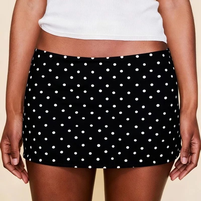 

Юбка женская KEXU с высокой талией, разноцветная, повседневная, универсальная, мини, облегающая бедра