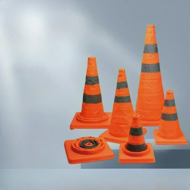 retractable-road-cone-portable-folding-reflective-road-cone-barricade-ice-cream-bucket-car-traffic-road-emergency-warning-cone