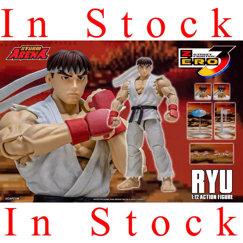 

Storm Toys SFSA02 Street Fighter Alpha 3 Ryu Action Figure Toy Model Gift Collectible in Stock, Shipped Within 24 Hours