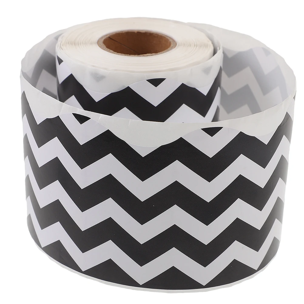 Bulletin Border Sticker 1/2 Roll Checkered Sticker Black Board Border Trim Wall Decal Decor Classroom Chalkboard Board Decor