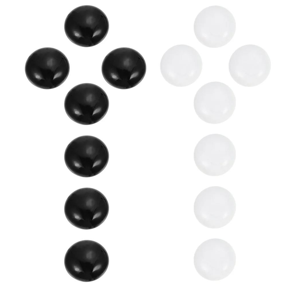 

1 set Glass Chess Pieces Black White Ceramic Beads Ceramic Beads Safe Material Thinking Skills Game Accessories
