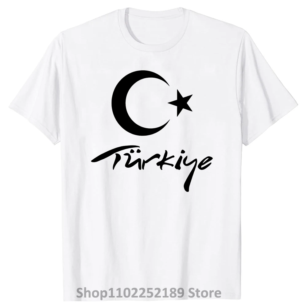 Turkey National Flag T Shirt Men TUR T-shirts Nation Team Cotton Fans Tops Streetwear Tshirt Turkish Turk Country Tees