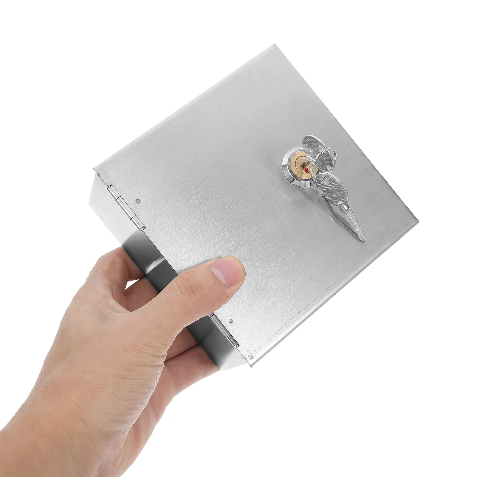 Waterproof Stainless Steel Outdoor Electrical Box Cover with Security Lock for Ev Socket Protection Surface Or Flush Mount