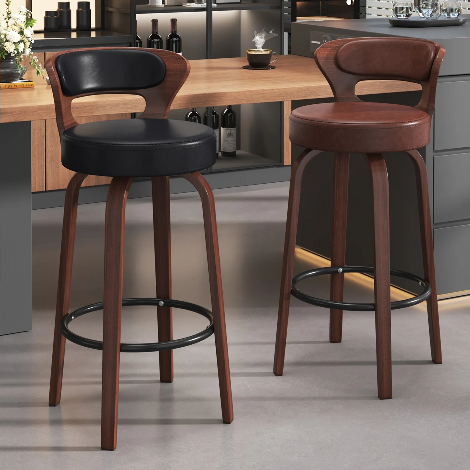High Chair Bar Stools For Kitchen Chaise Design Chairs For Dining Table Nordic Bar Stool With Backrest Vasagle Barstools Hocker