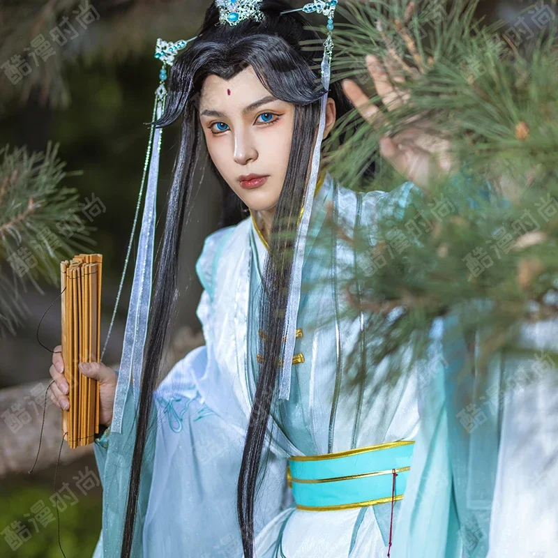 Shi Qingxuan Cosplay Costume Feng Shi Niang Niang Hanfu Anime Tian Guan Ci Fu Christmas Halloween Outfits for Women Men Adults view 4