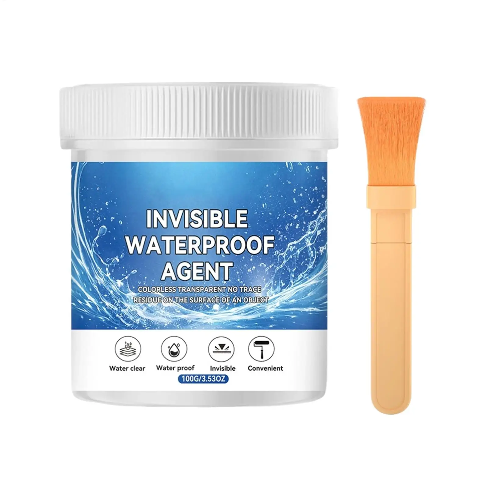 NEW Invisible Waterproof Sealant 100g High Temp-resistant Gel Waterproof Coating For Concrete Wood Floor Wall Roof Shower Grout