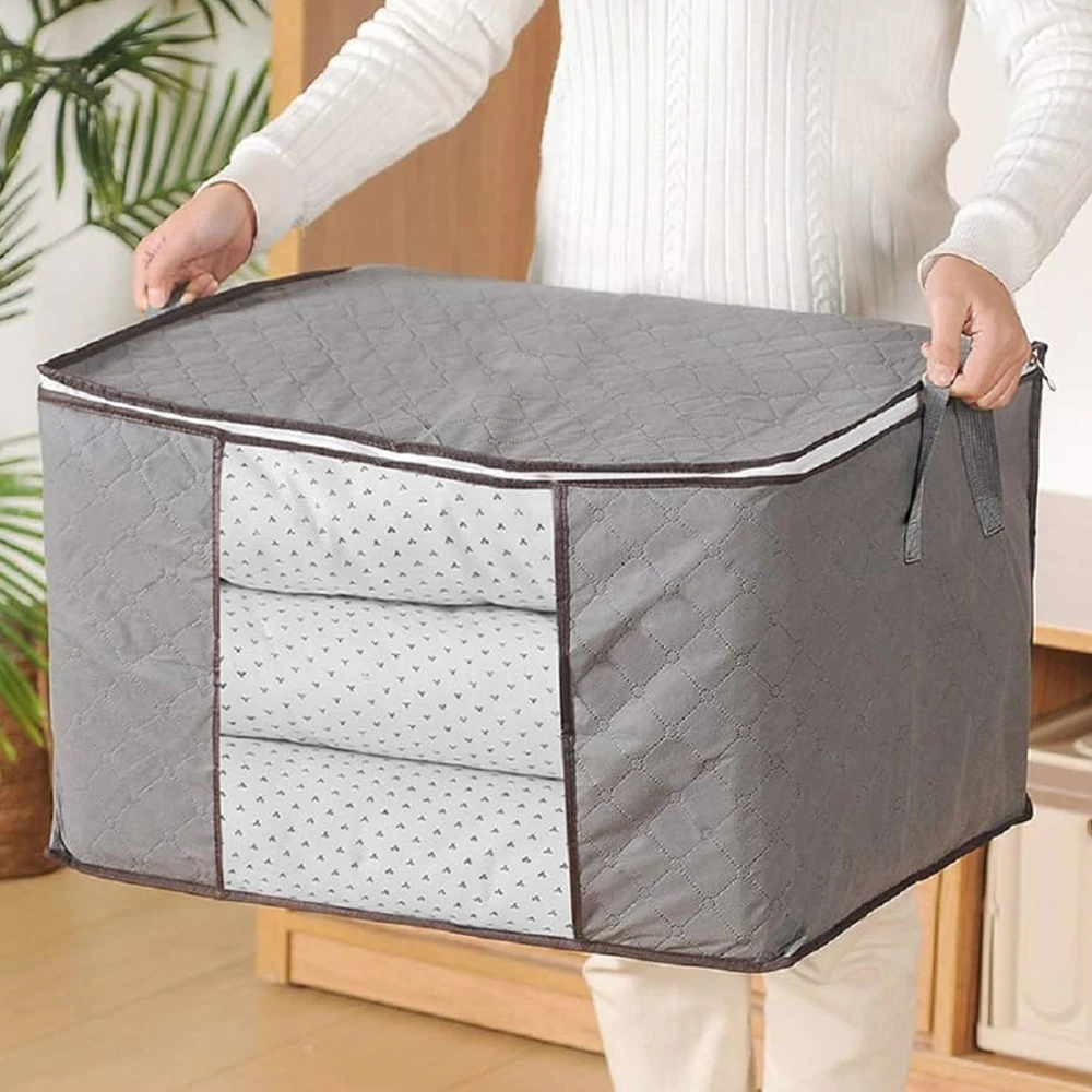 Organizador de Guarda Roupa Com Proteção Contra Mofo e Ácaros Material Sustentável Para Armazenamento de Roupas de Estação