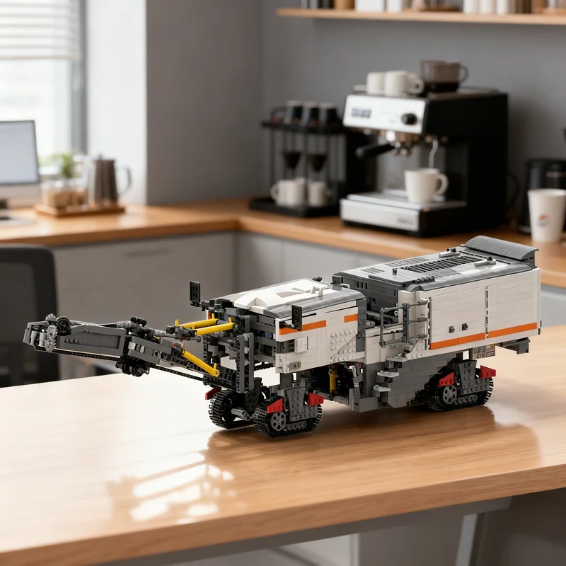 3416pcs MOC Wirtgen W 250 Fi Cold Milling Machine Technical Model Building Blocks Creative Display Gift Collectible Decor Kids