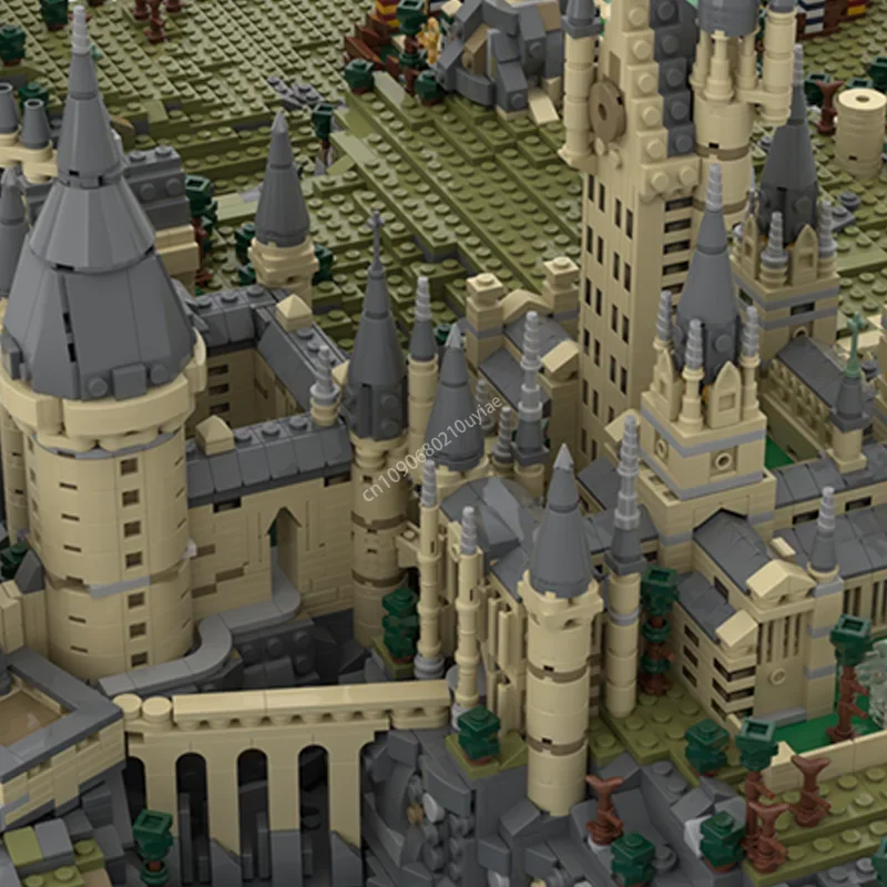 11726pcs Moc Hogwarts Castle Epic Build Modular Building Blocks Fai da te Creativo assemblaggio Mattoni educativi Giocattolo Presente