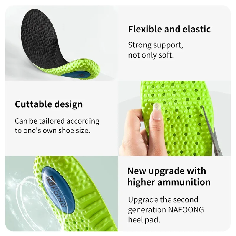 Wkładki do butów Pu Mugwort Cushion, sportowe, dezodoryzujące, męskie i damskie, letnie, amortyzujące, pochłaniające pot, oddychające, komfortowe. — zdjęcie 4