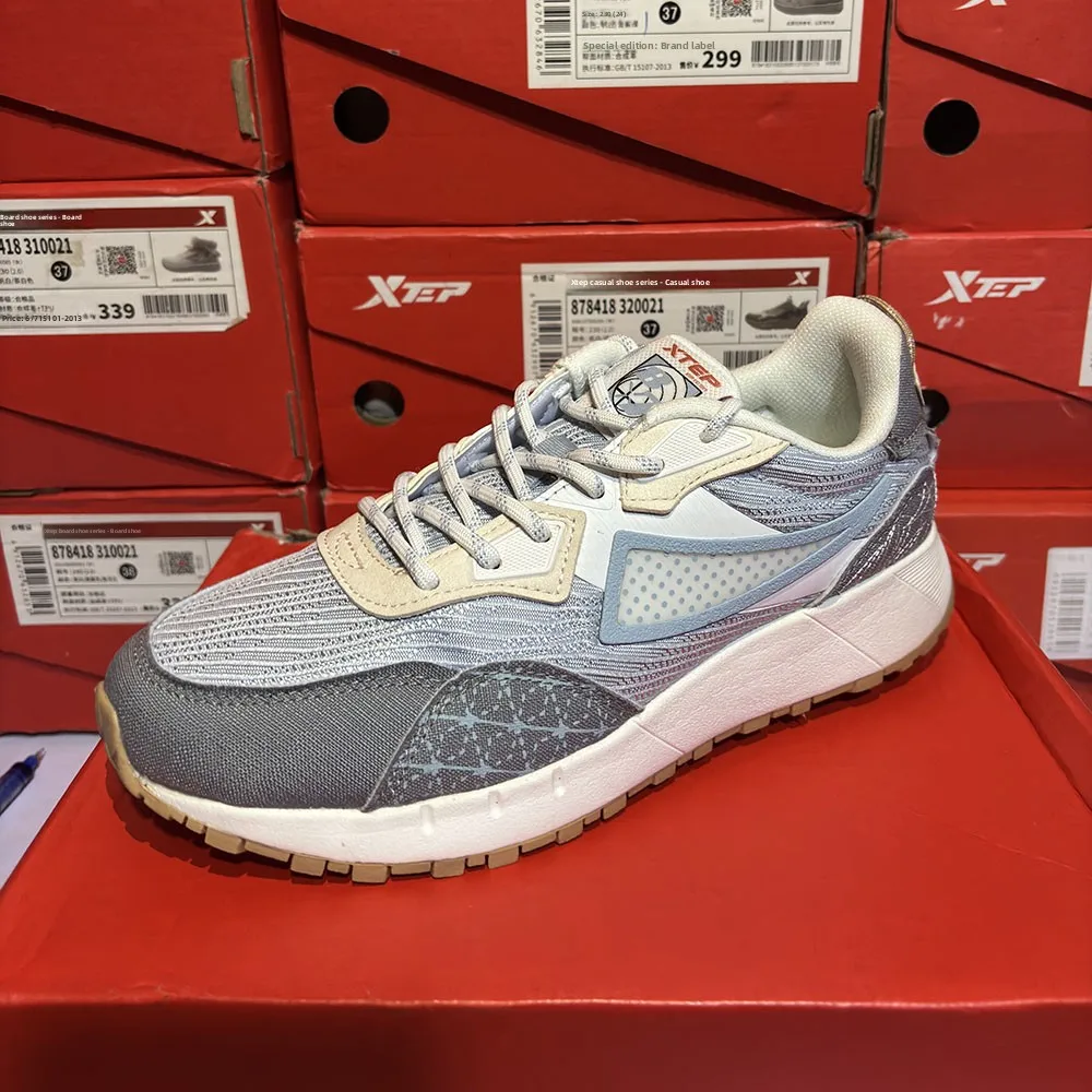 

XTEP женские легкие дышащие кроссовки Faion Street Sle o Absorption повседневные спортивные oes низкие кеды из искусственного материала