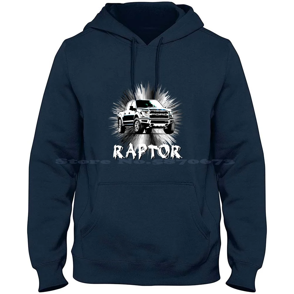 Raptor Burst 100% Cotton Hoodie Ranger Wildcat Best Ute Lifted Raptor Overlanding Country 4wd F 250 Offroading Mini Truck