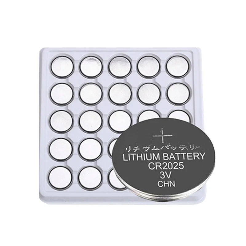 

100PCS CR2025 3V Lithium Coin Cells Button Battery BR2025 DL2025 KCR2025 2025 L12 EE6226 for Watch Remote Contorl