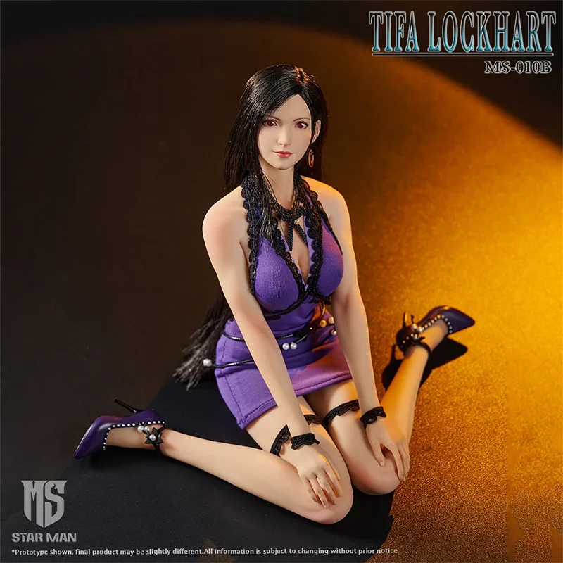 

Original Star Man 1/6 MS-010B MS-010A Tifa Lockhart Purple Dress Version Goddess of Illusion Action Figure Toy