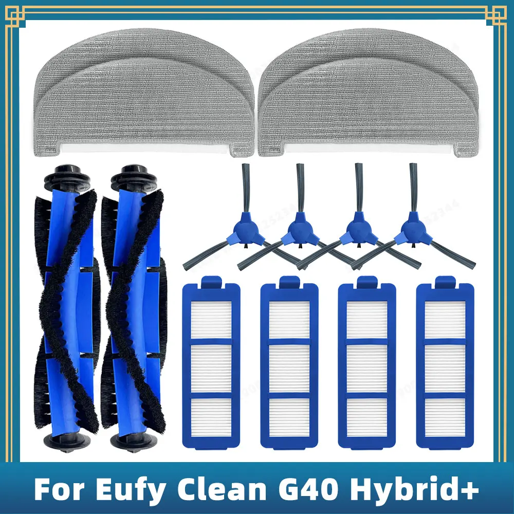 Compatible For Eufy Clean G40 Hybrid+ G35+ Replacement Spare Parts Accessories Main Side Brush Mop Cloth Brush Cover