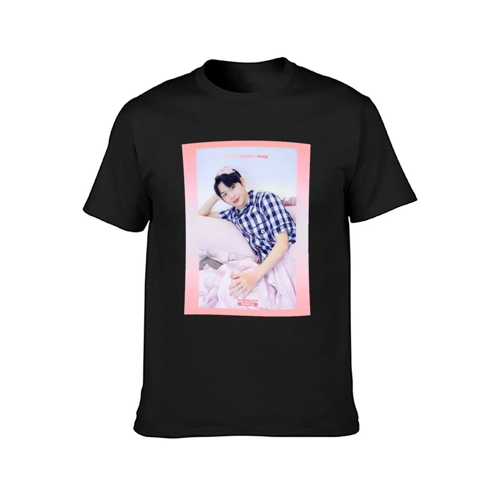 WANNA ONE Kang Daniel x The Spring Home 3 T-shirt korean fashion sublime anime heavyweights men t shirt