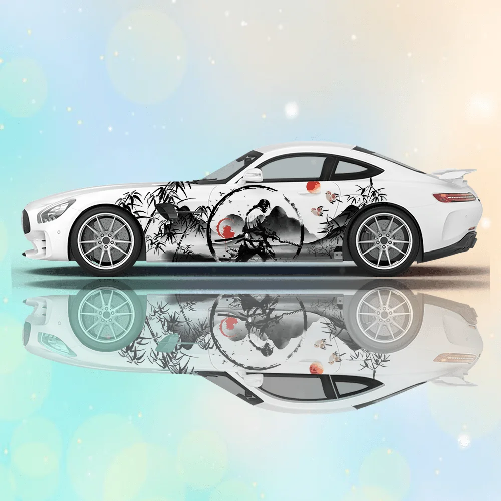 adesivo-per-auto-con-immagine-di-samurai-su-montagna-di-bambu-decorazione-completa-per-carrozzeria-protezione-dai-graffi-rivestimento-in-vinile-per-auto