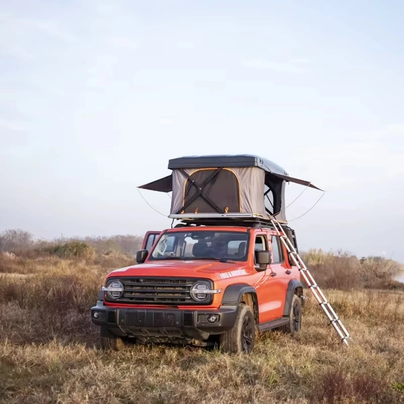 JWL-013 Outdoor X Shape Hinge Roof Top Tent Hard Shell Waterproof Rooftop Tent for Car Camping