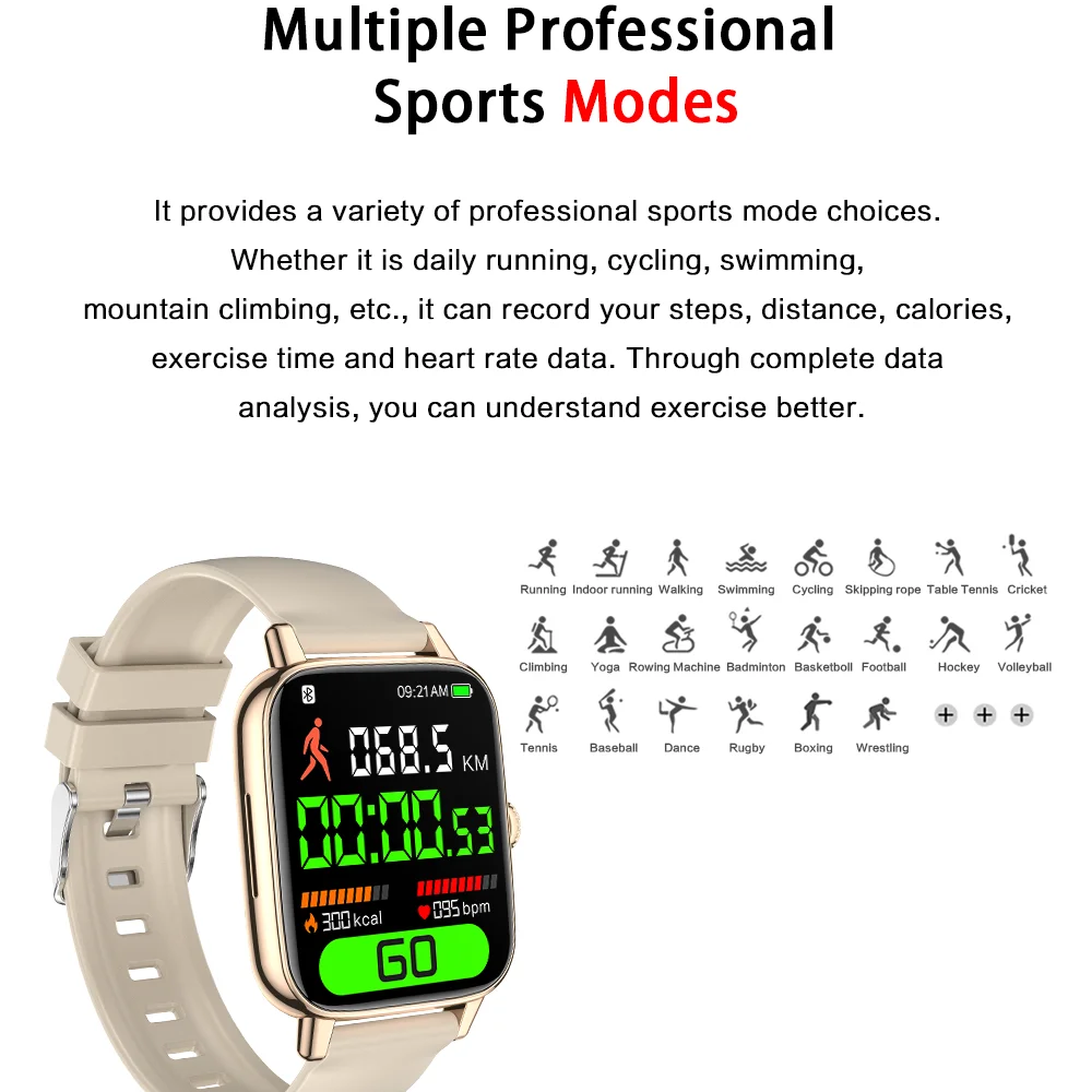 24-hour Health monitoring Smart Watches Women Smartwatch Men Information Push Weather Wireless Charging Rotating Blue Tooth Call - Image 6