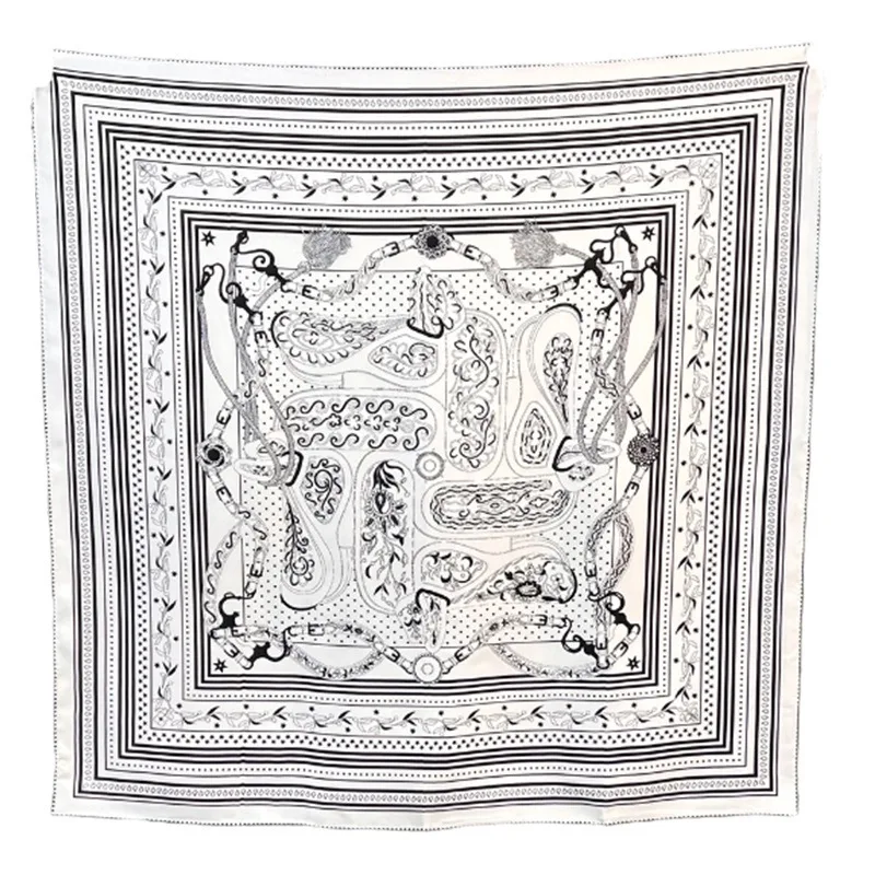 Echarpe-100-soie-de-murier-imprime-feux-d'artifice-tendance-printemps-vintage-Elegante-pour-le-cou