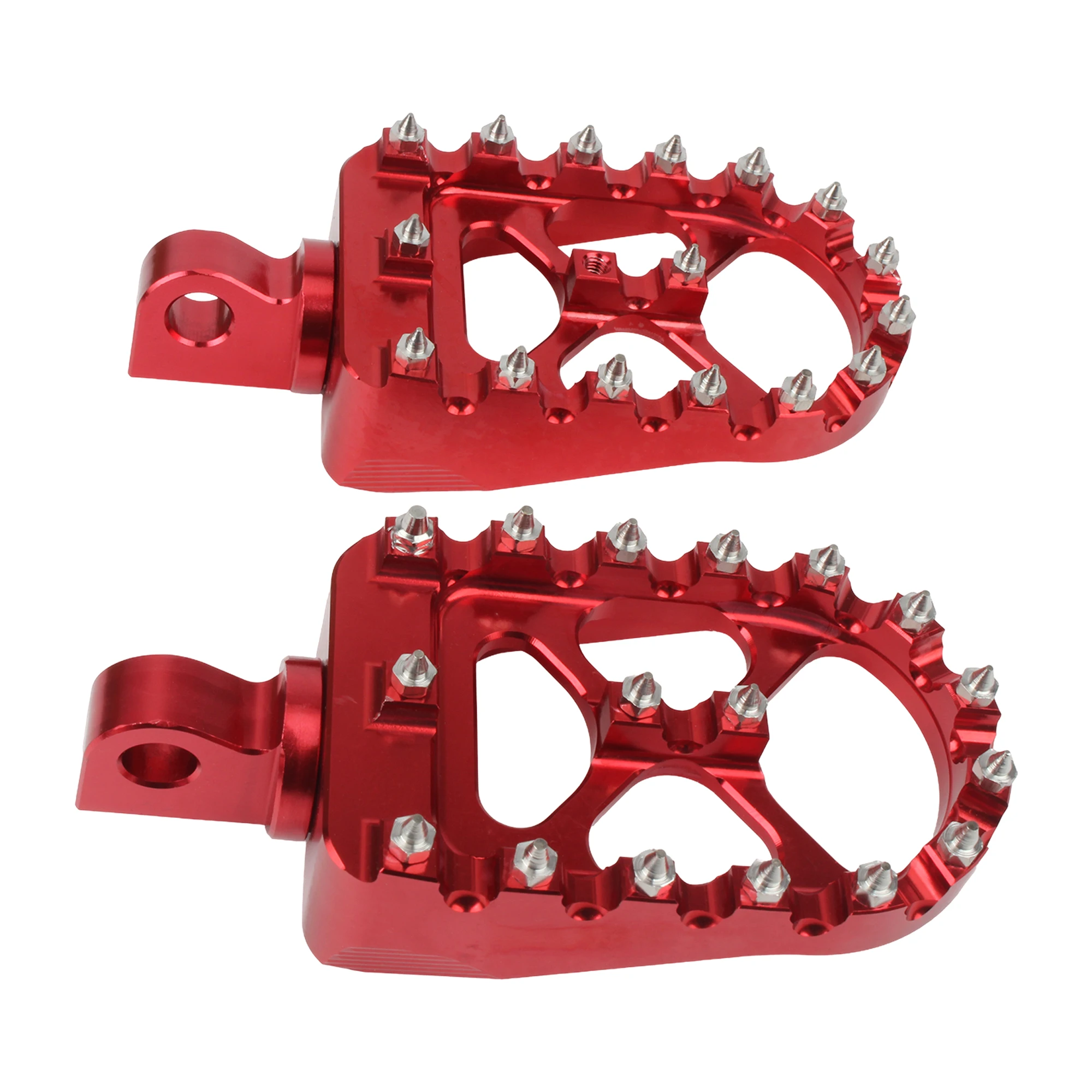 Universal Pegs Motorcycle Footpegs 360° CNC Wide Fat Roating Foot For Harley Dyna Fat Bob Softail Sportster Street Bob Motocross image 5