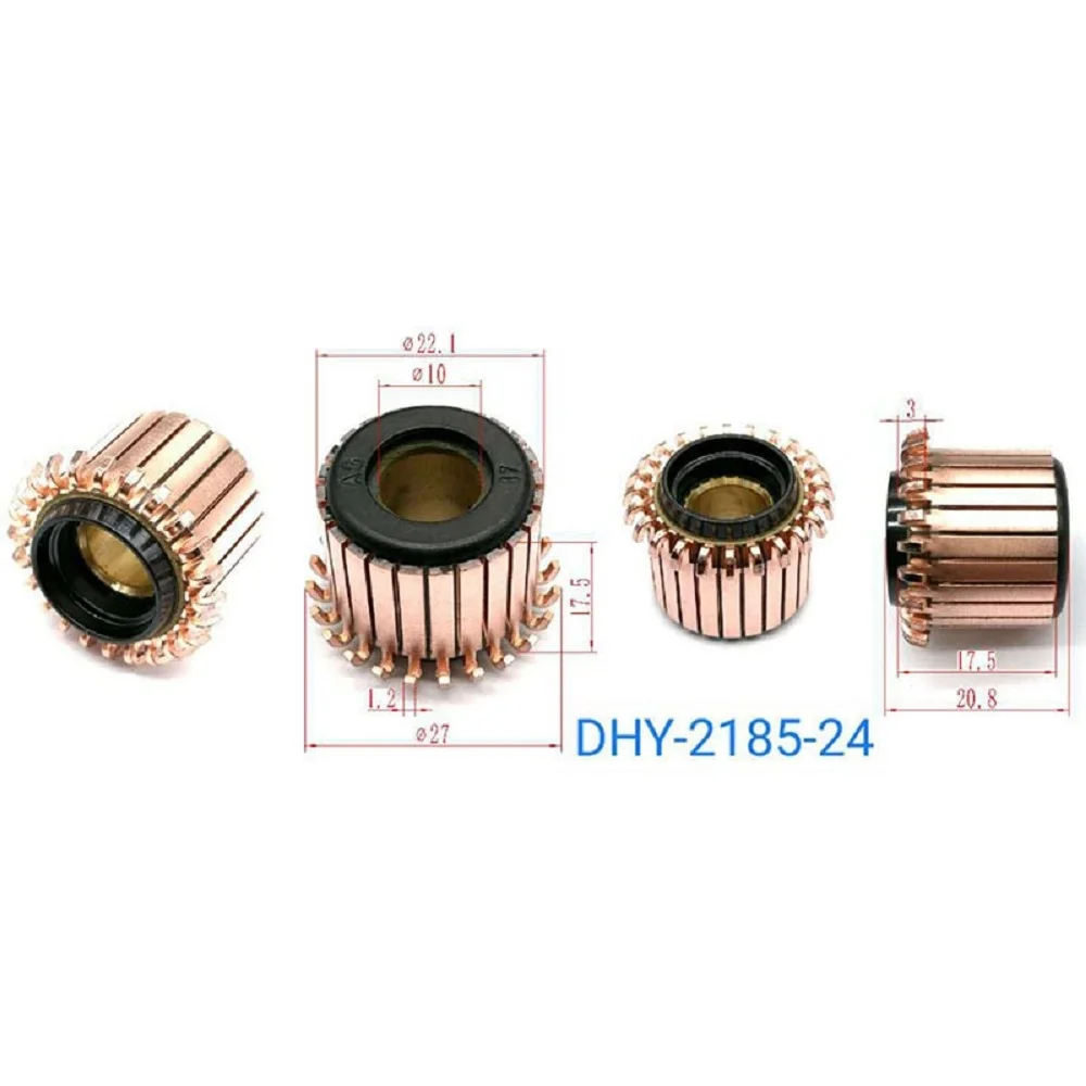 22.1*10*17.5*24P Dhy-2185-24 Is Suitable for Makita 9553Hn/9553Hb Angle Grinder Commutator. the Size Is the Same and Is Universal