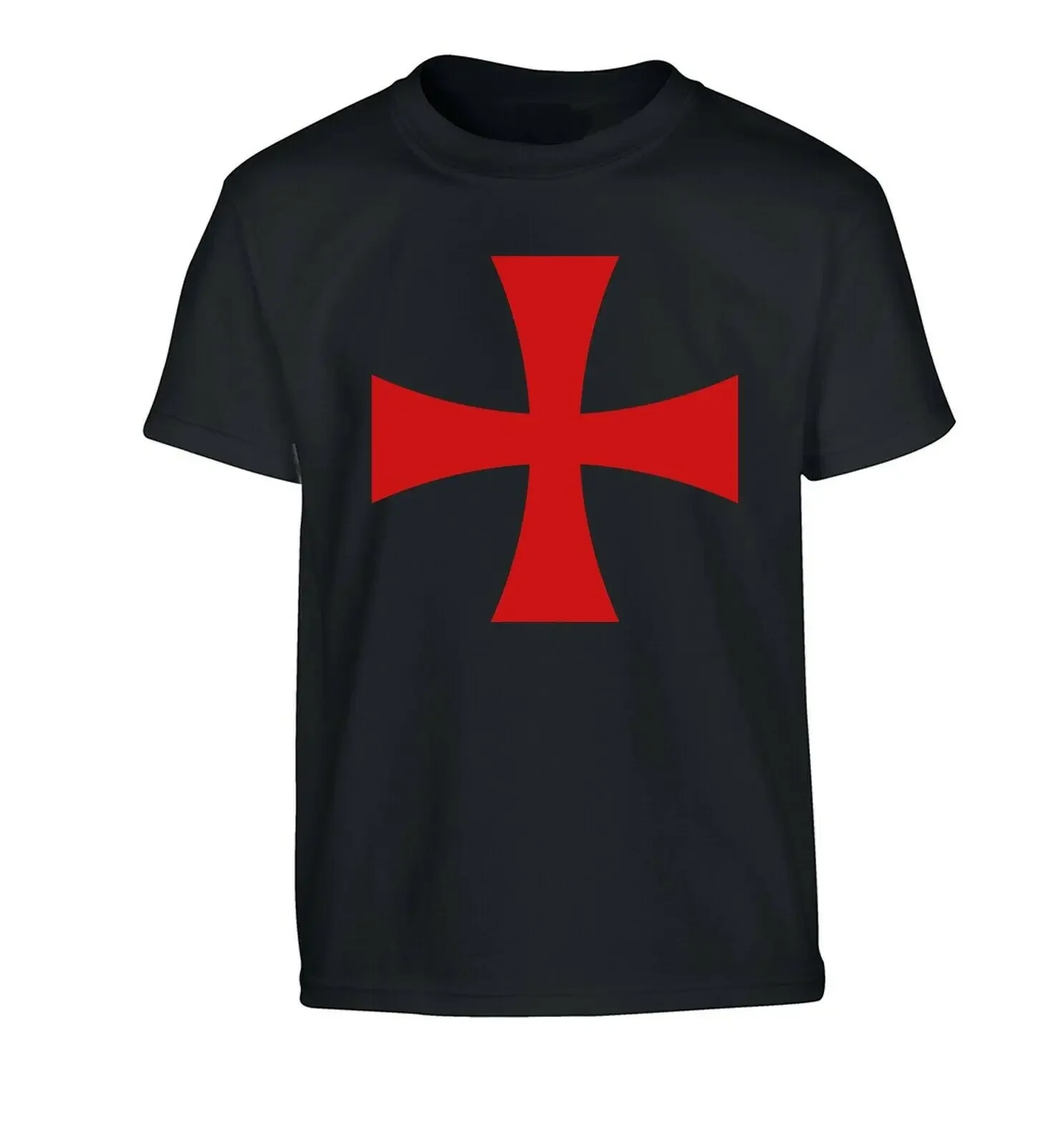 Knights Templar Flag Cross Bible Medieval Crusades T-Shirt. Summer Cotton O-Neck Short Sleeve Mens T Shirt New S-3XL