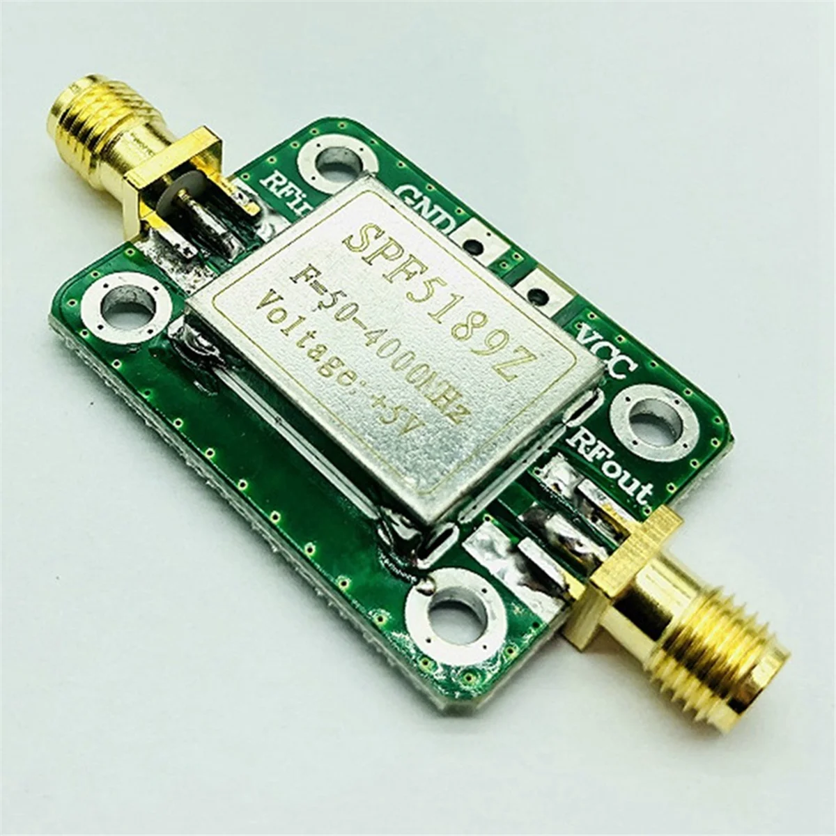 RF Amplifier, Low Noise LNA 50 to 4000MHz SPF5189Z RF Amplifier for Amplifying FM HF VHF UHF Radio Signal