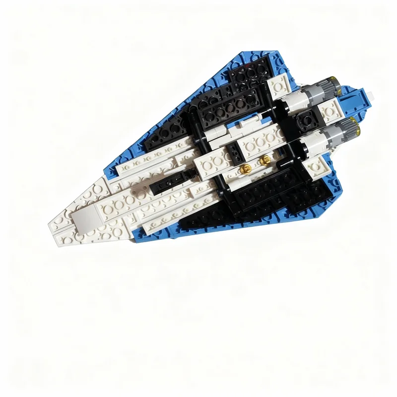 315pcs MOC Qui Gon Jinn S Delta 7 Starfighter Star Battle Model Building Blocks Construction Toys Christmas Gifts Brick Kids view 4