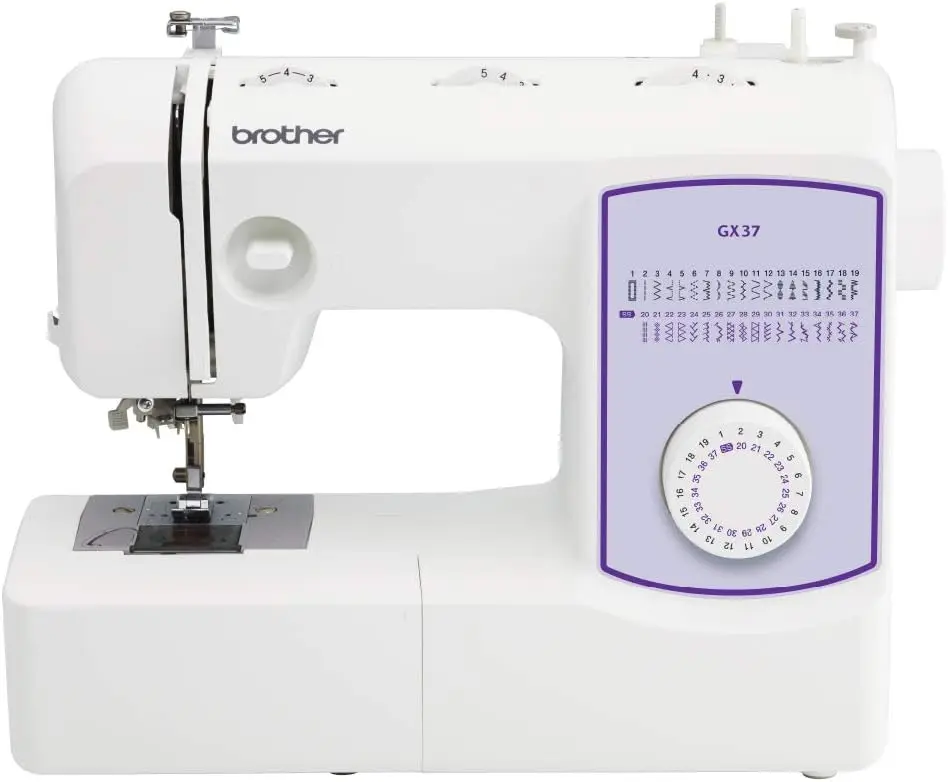 Sewing Machine GX37 37 Built-in Stitches 6 Included Sewing Feet Includes An Automatic Needle Threading Machine