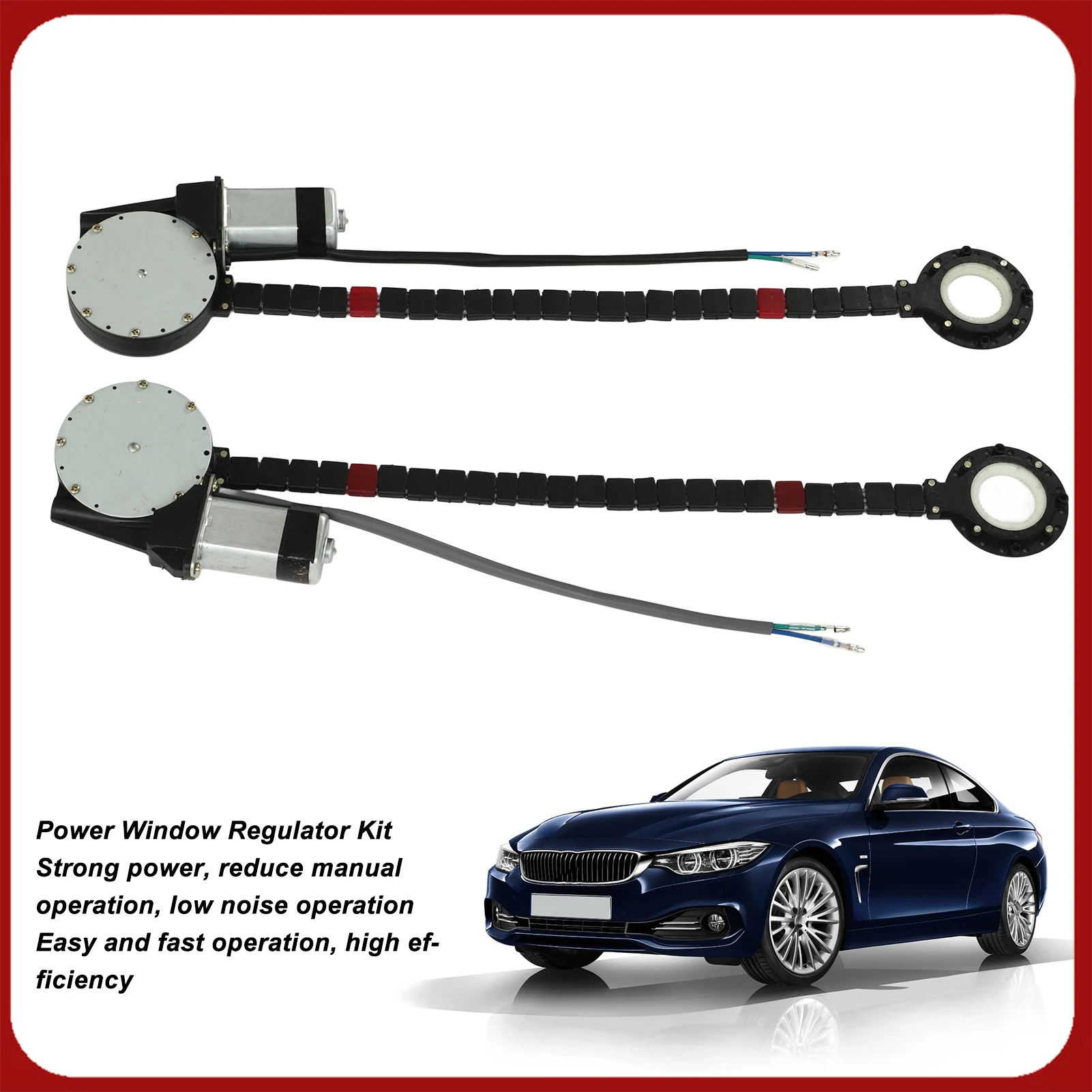 

Power Window Conversion Kit Electric Roll Up Conversion Kit Universal Fit for Car Truck Pickup SUV