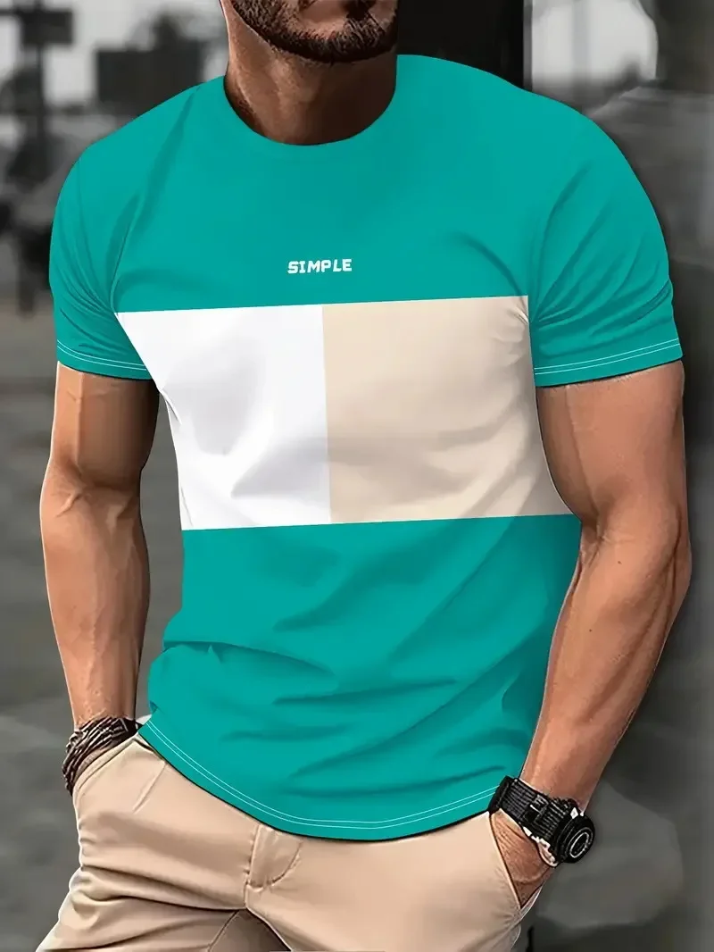 Summer Hot Selling Patchwork print T-shirt 3D Men /Women Daily Simple Short sleeve Tee shirt Youth Personality Casual Sports Top