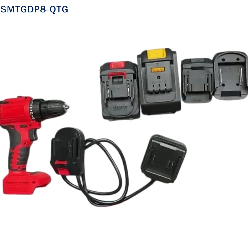 HOT 1Pc DIY Accessories For 18V Battery Power Tools Li-ion Battery Adapter Expansion Cable Splitter Extended Line Weight Reducer