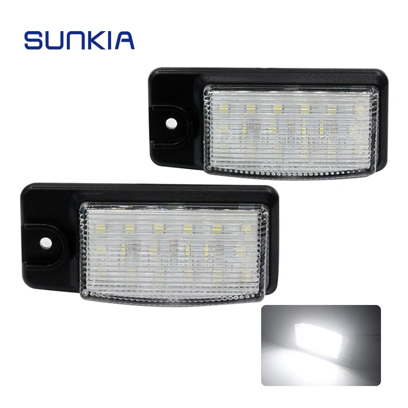 Car LED License Plate Number Light For Nissan RogueX-Trail T32 Murano Altima Maxima Pathfinder NV1500 NV2500 NV3500 26510-8990B