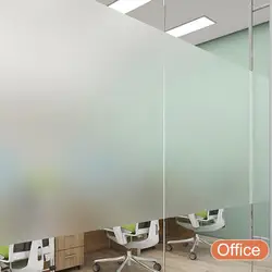 Light Control Window Film Frosted Window Film Roll for Privacy Uv Sun Blocking Home Office Bathroom Static for Glass