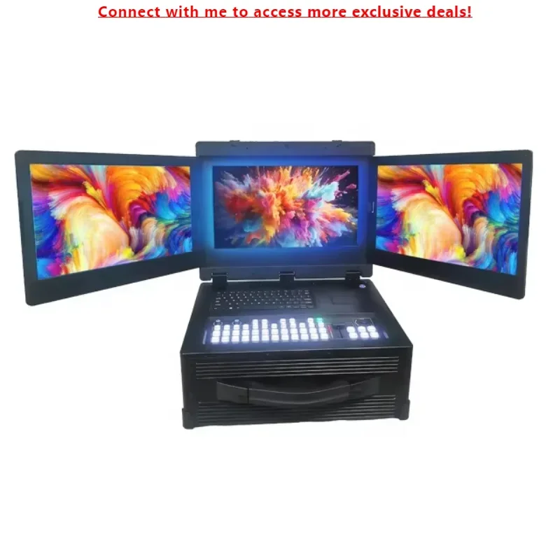 

17.3 Inch Live Stream Mixer Switcher I7 CPU Supported 12-Channel Video Capture Telecast Production Broadcasting Equipment Radio