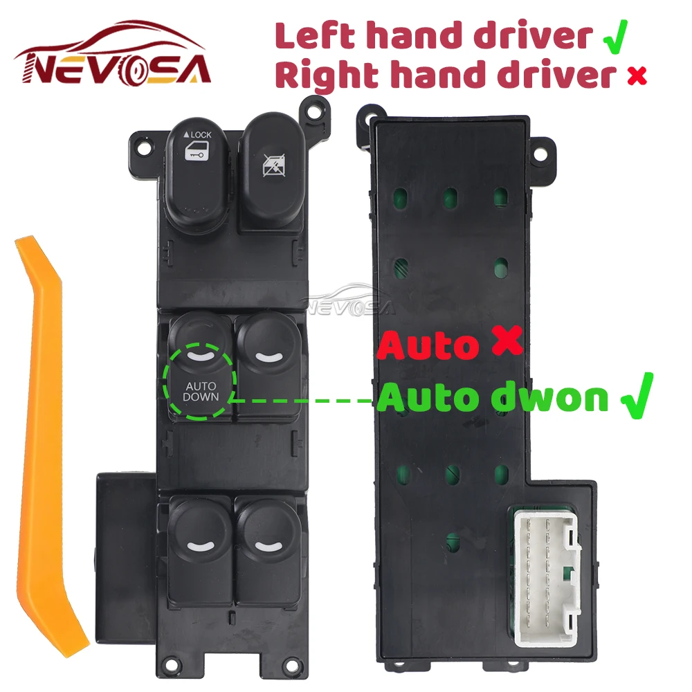 Master Main Button For Hyundai i30 I30cw 2008 2009 2010 2011 Front Left Right Electric Window Control Switch Lifter 935702L010 view 6