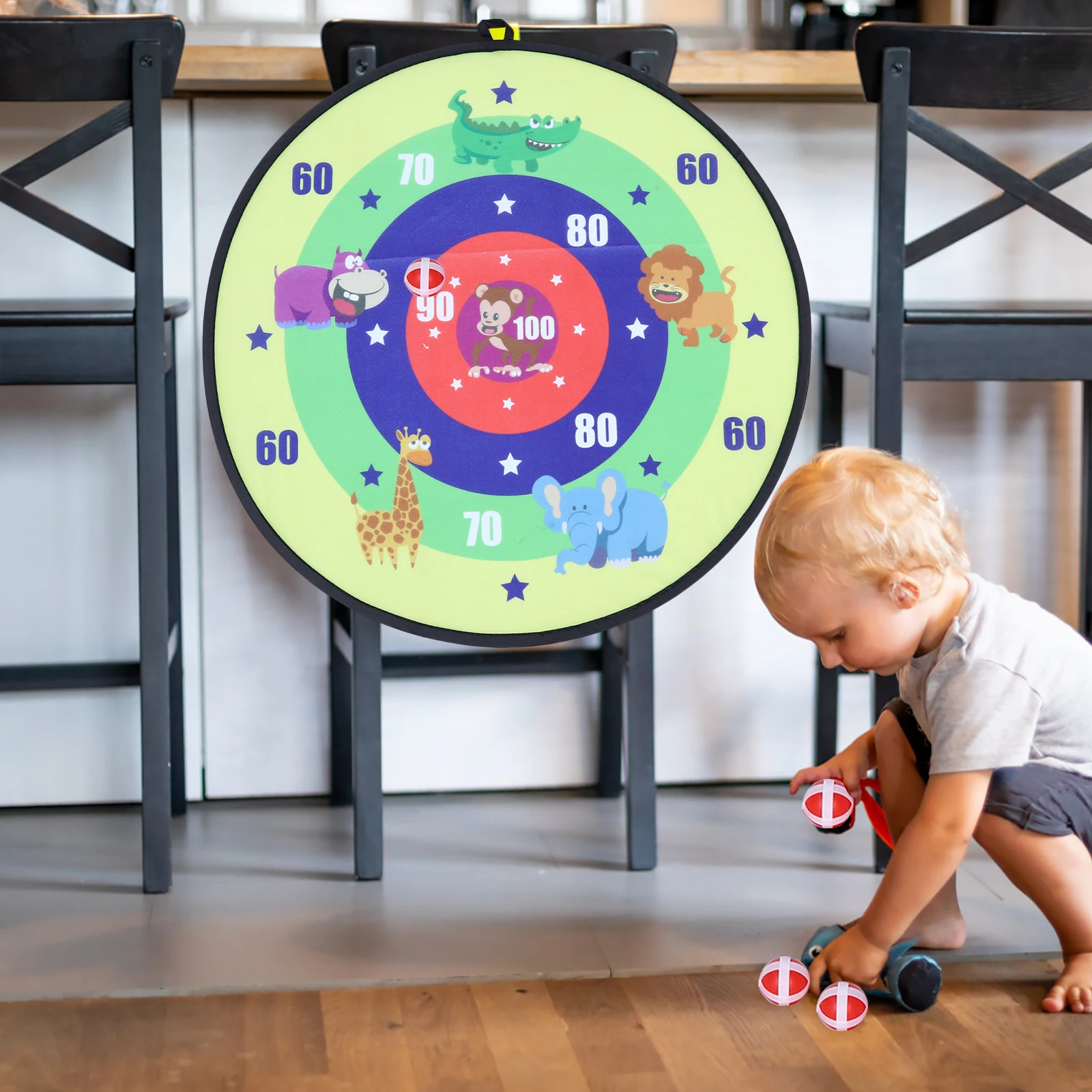 

Sticky Dart Ball Toy Kids Educational Board Throw Toys Lightweight Premium Materials Fun Games