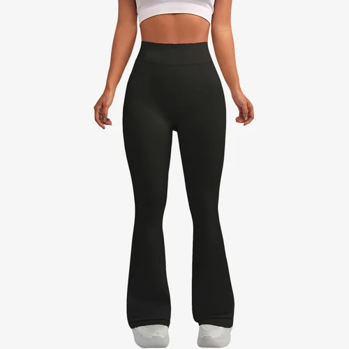 여성용 요가 벨 바텀 바지, 엉덩이 리프트 플레어 바지, 하이 웨이스트 댄스 스포츠 바지, 체육관 피트니스 플레어 바지 