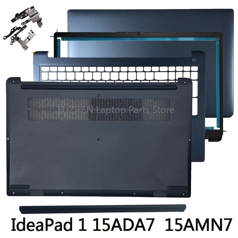 

Новинка для ноутбука IdeaPad 1 15ADA7 15AMN7, задняя крышка ЖК-дисплея/передняя рамка/подкладка для рук/нижняя крышка/петля/верхняя крышка, синяя