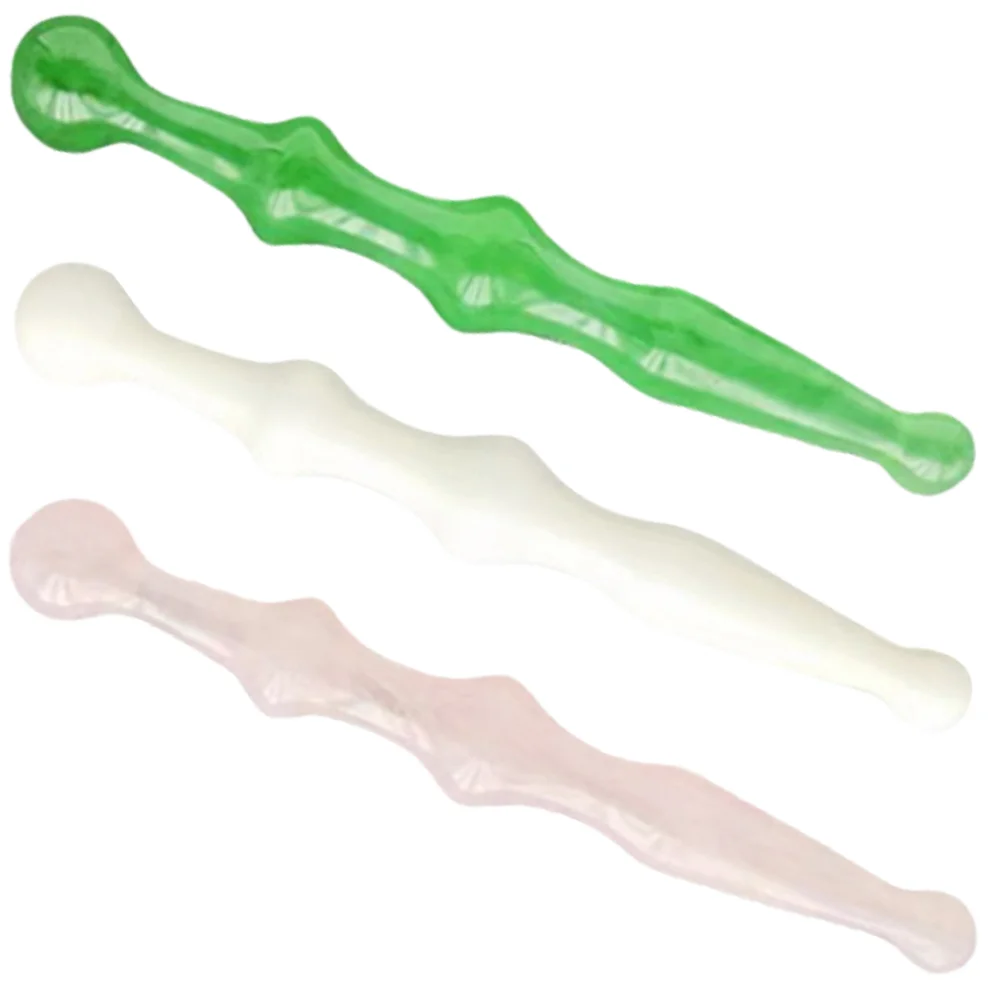 3 Pcs Acupuncture Stick Massage Foot Tool Facial Tools Resin Massager Point Massagers Manual Sticks Deep