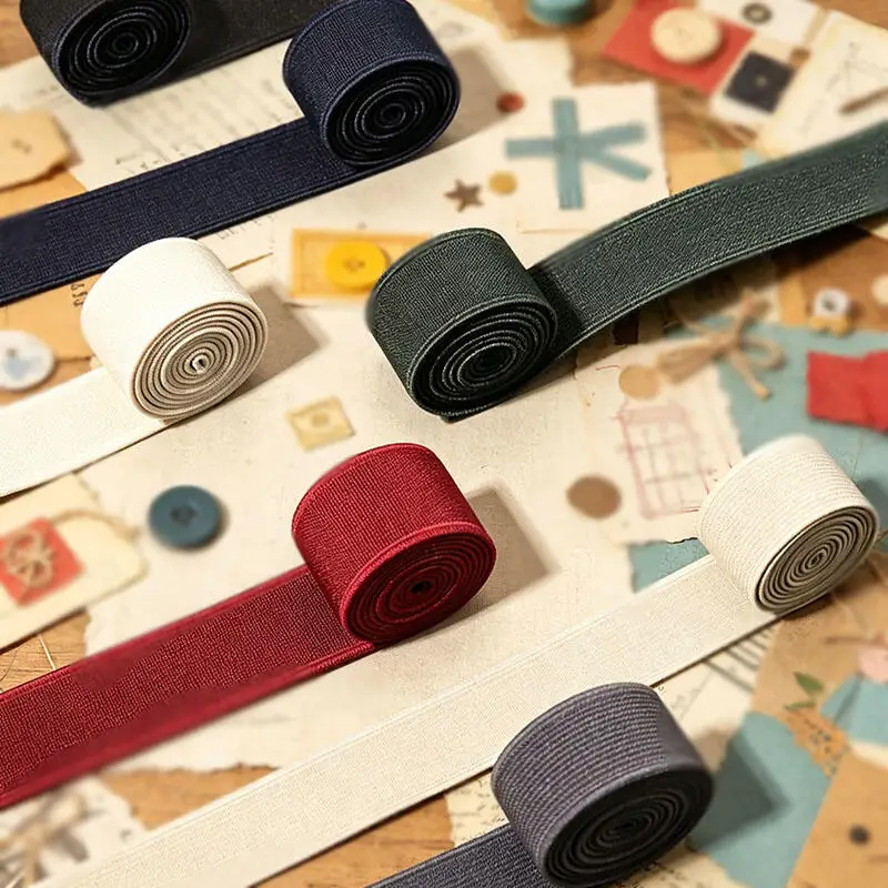3 Meter 20 Millimeter Mehrfarbiges Elastisches Band Gummiband Kleidung Nähelastikband Taillenband Federband – Detail 1