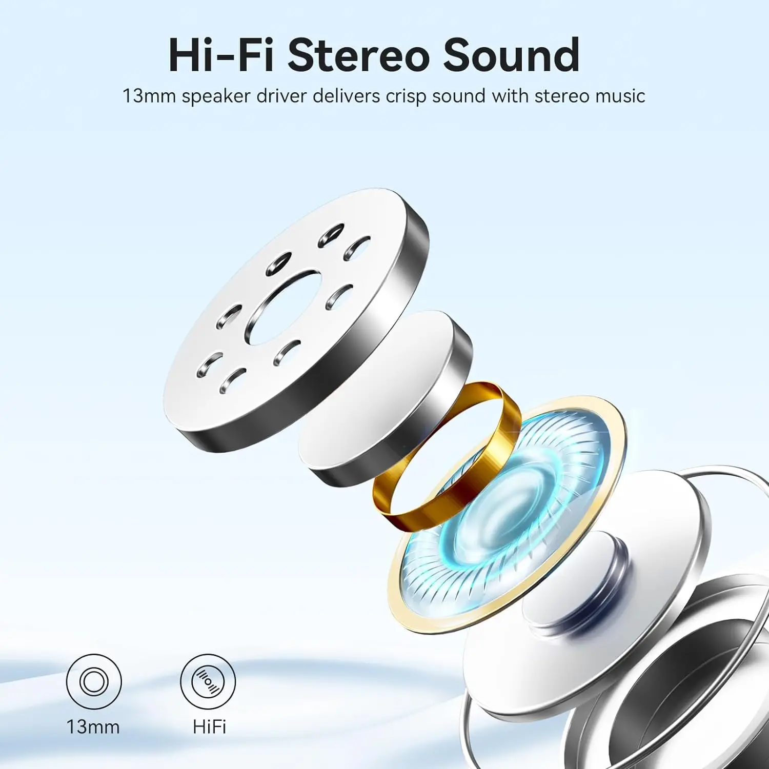 DP4 wireless Bluetooth earphones in ear noise cancelling sports gaming earphones with high battery life and long standby time image 4