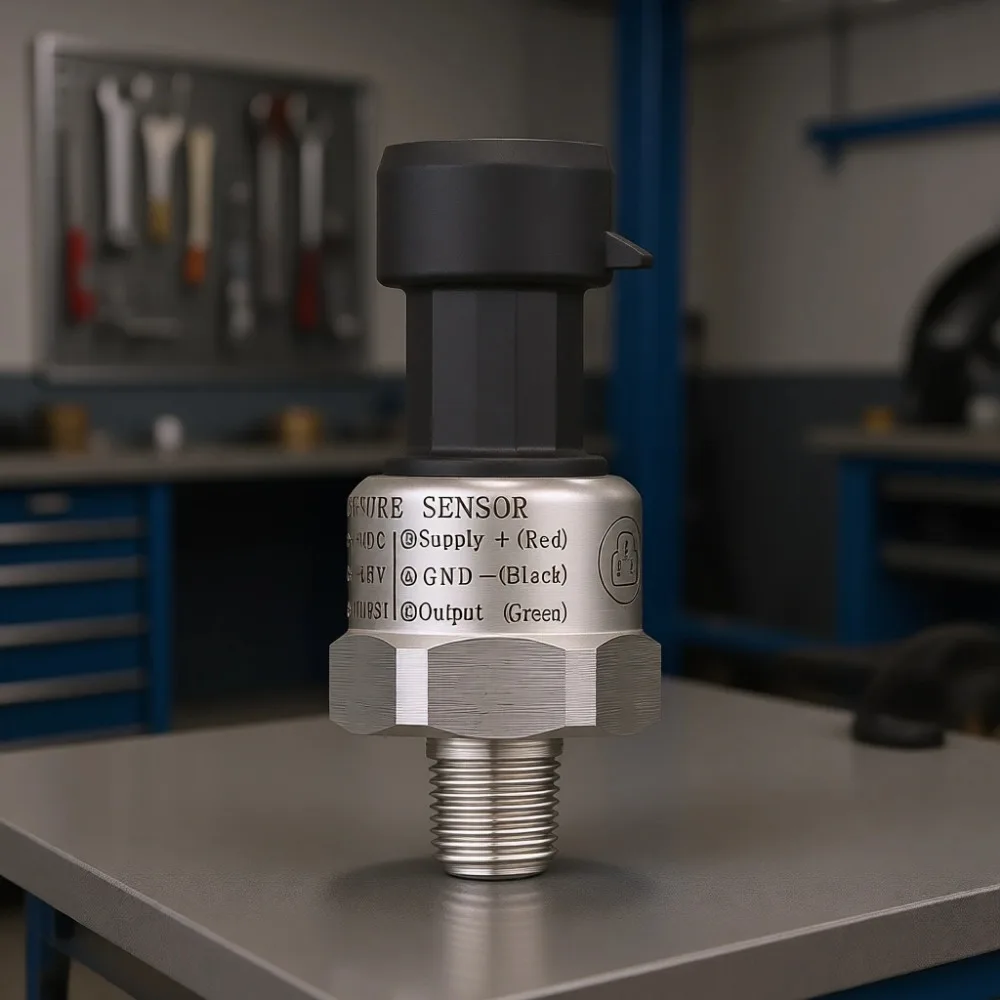 

Датчик давления 100 PSI для топлива и охлаждающей жидкости, совместимый с системами EFI и системами регистрации данных, резьба 1/8 NPT, 0,5–4,5 В