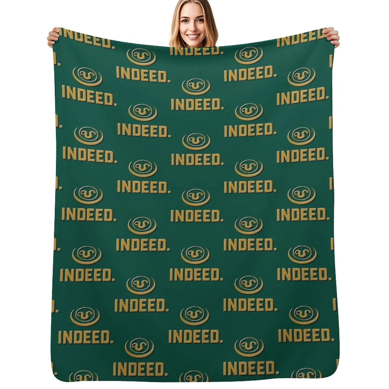 Indeed Teal_c Goa_uld Apophis Symbol Quote Throw Blanket christmas gifts Camping Beach Stuffeds Bed Blankets