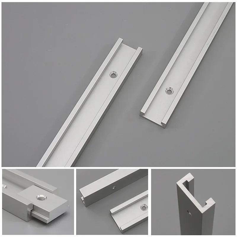 Aluminium Alloy Woodworking Sliding Groove Slot T-track Miter Track / T-bar for Router Table Saw Carpenter DIY Woodworking Tool