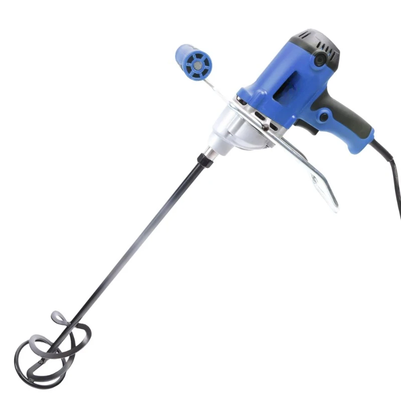 Handheld Wall Putty Mixer Machine 1400W Variable Speed 110V-220V Drill Mixer For Concrete Paint Glue