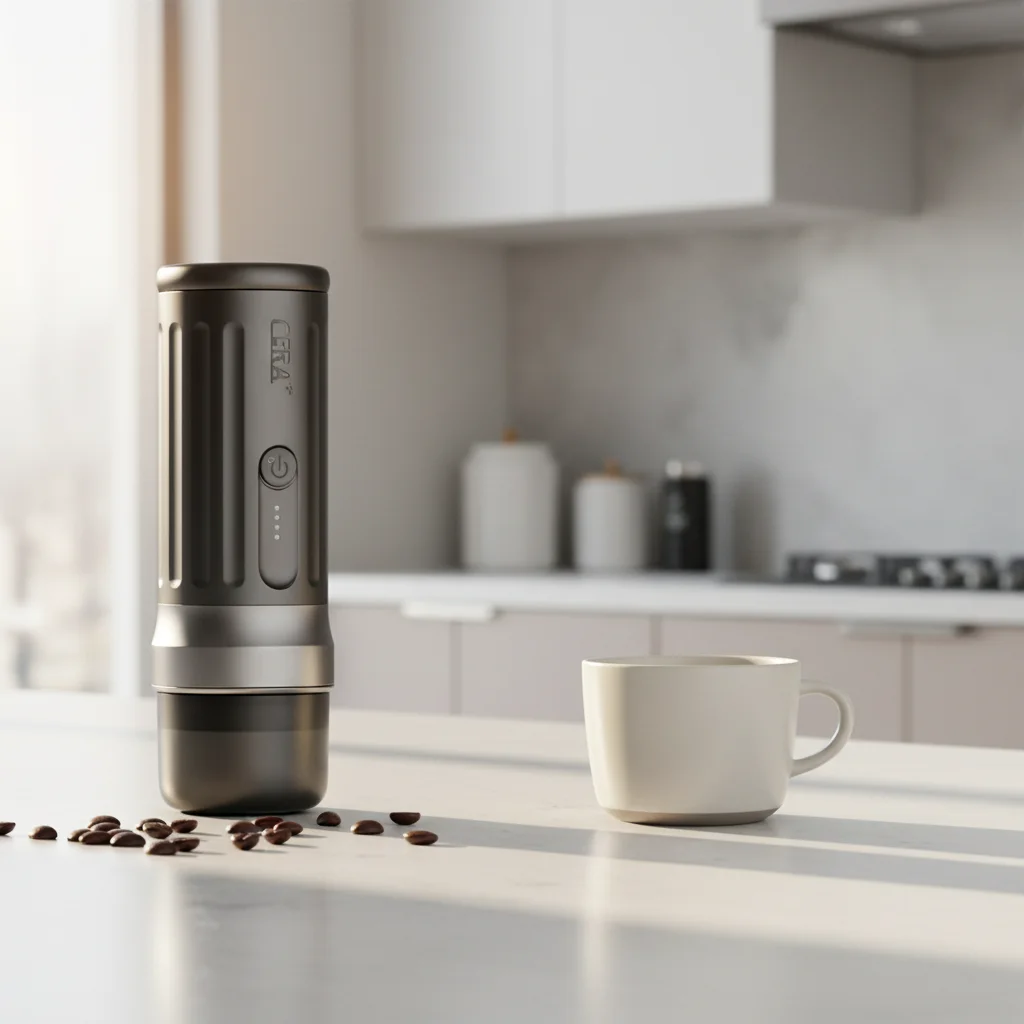 Cera+ Portable Italian Coffee Machine 20-bar High-pressure Cold and Hot Double Brew Mini Espresso Machine for Home Use